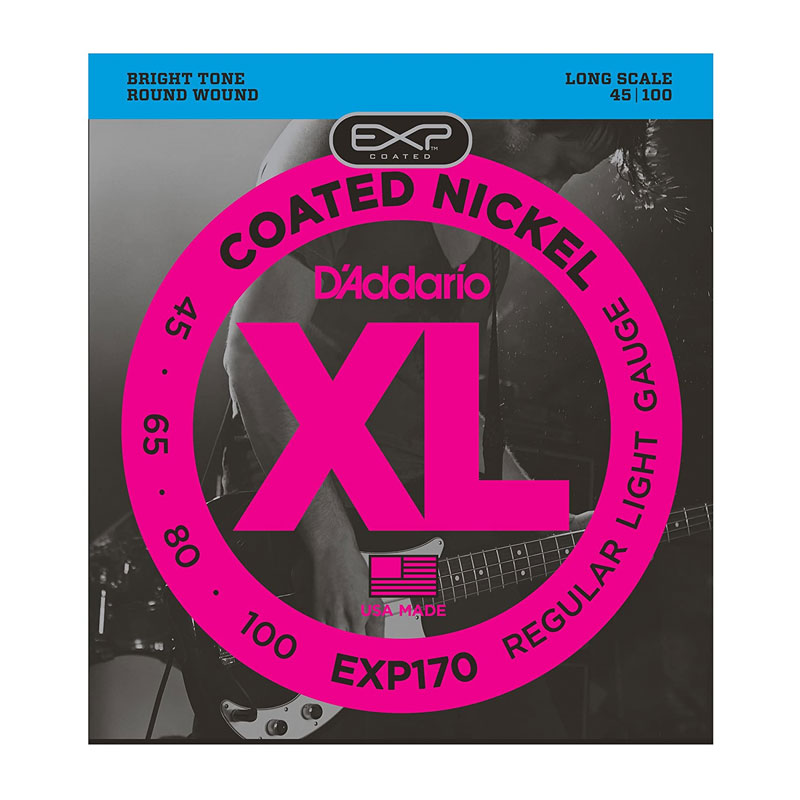 قیمت خرید فروش سیم گیتار بیس داداریو D'Addario EXP 170 45-100