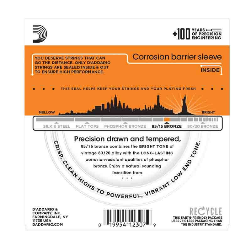 سیم گیتار آکوستیک داداریو D'Addario EZ900 Bronze
