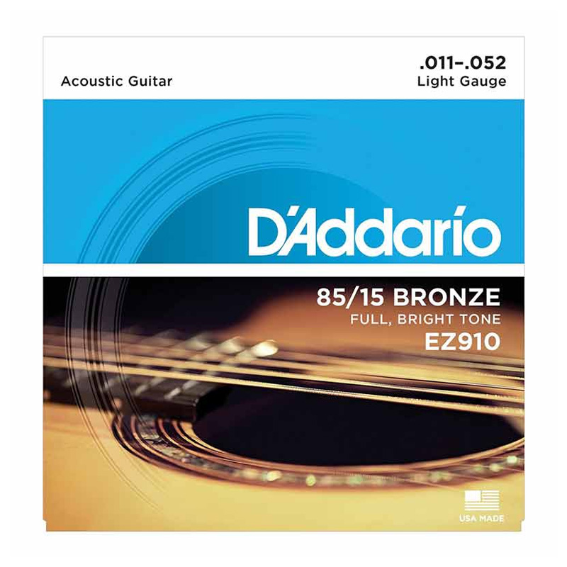 قیمت خرید فروش سیم گیتار آکوستیک داداریو D'Addario EZ910 Bronze