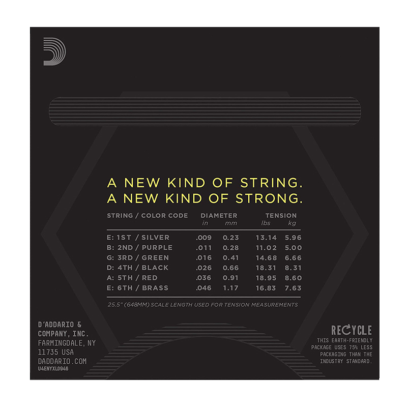 سیم گیتار الکتریک داداریو D'Addario NYXL 09-46