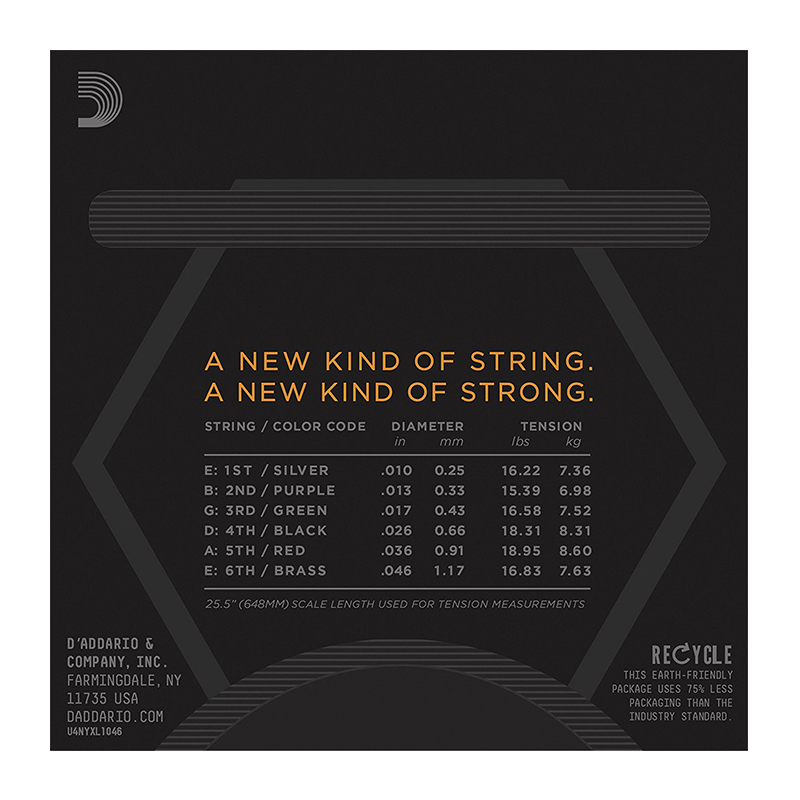 سیم گیتار الکتریک داداریو D'Addario NYXL 10-46