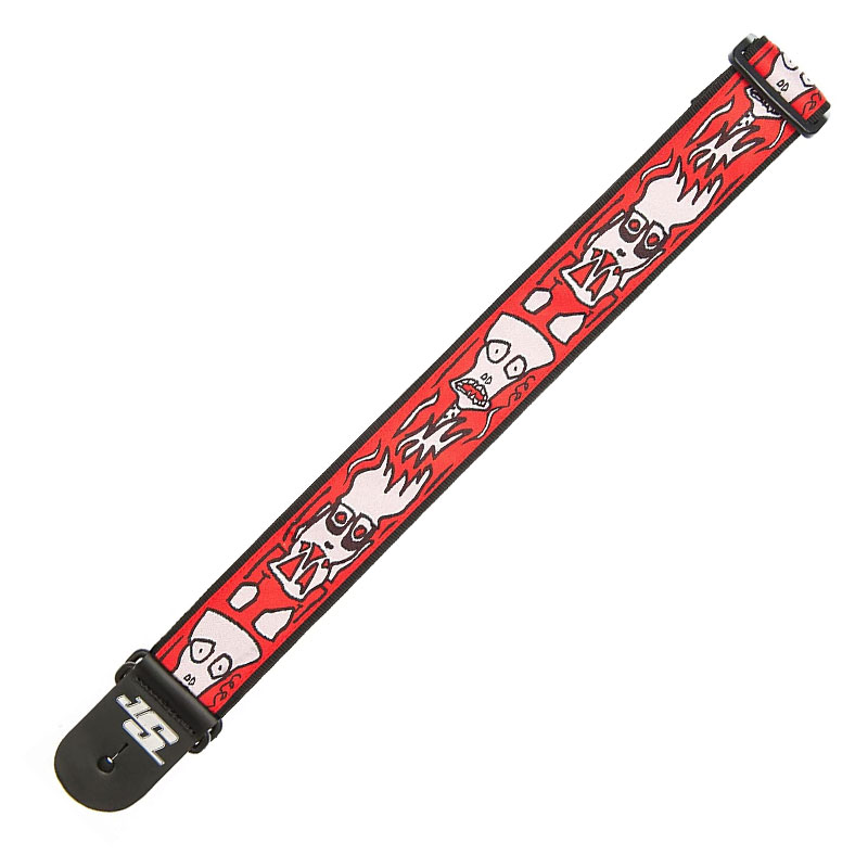 بند گیتار داداریو D’Addario Planet Waves 50JS02 Joe Satriani Woven Strap, Up in Flames