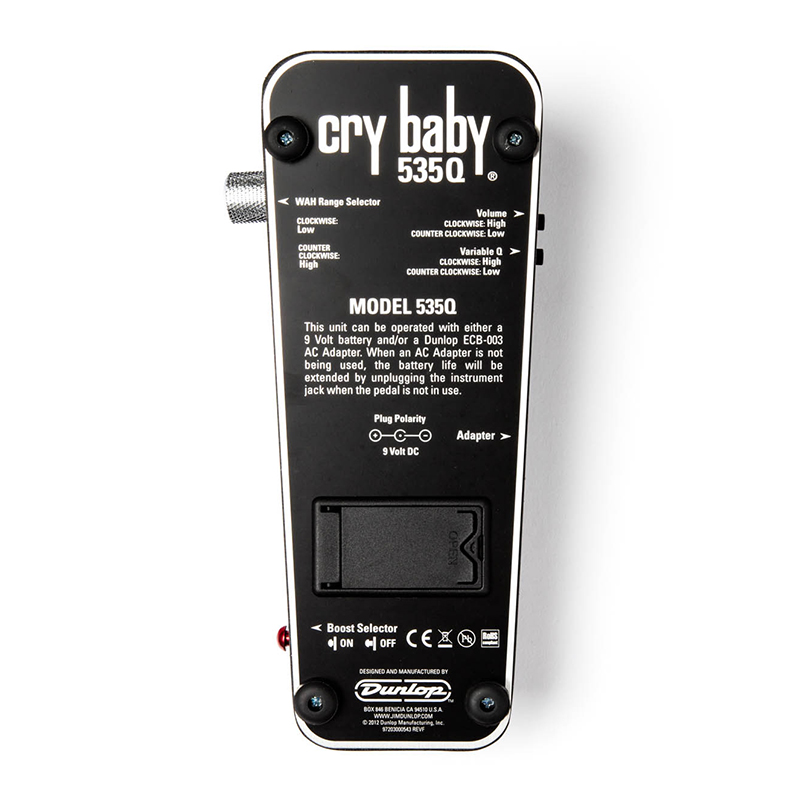 پدال دانلوپ Dunlop 535Q-B Cry Baby 535Q Multi-wah Pedal-Black