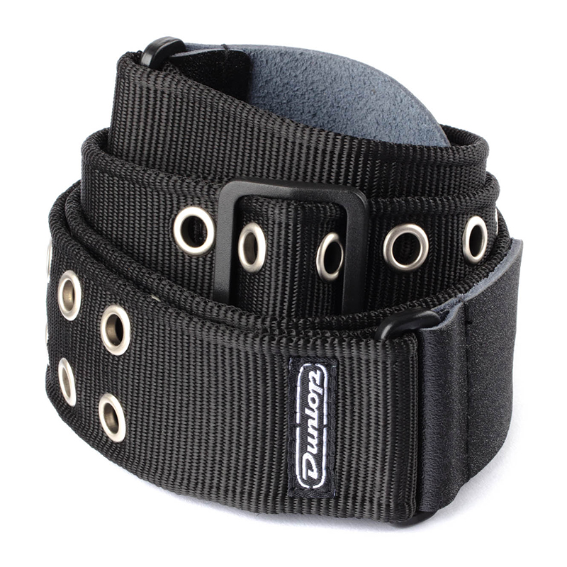 بند گیتار دانلوپ Dunlop Classic Strap Black Grommet D38-19BK