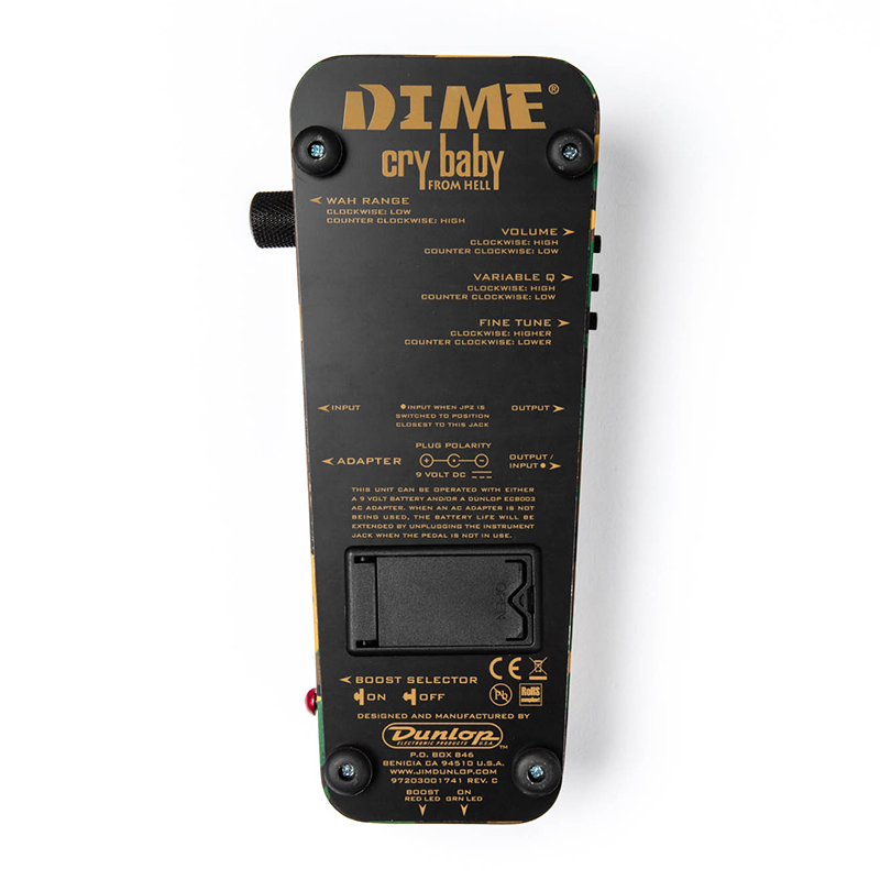 پدال دانلوپ Dunlop DB01 Dimebag Cry Baby From Hell Wah Pedal