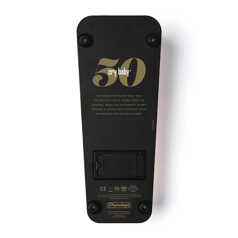 پدال دانلوپ Dunlop GCB95G 50th Anniversary Gold Cry Baby Wah Pedal