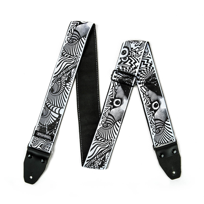 قیمت خرید فروش بند گیتار دانلوپ Dunlop ILD02 ILOVEDUST Black & White Vortex Guitar Strap