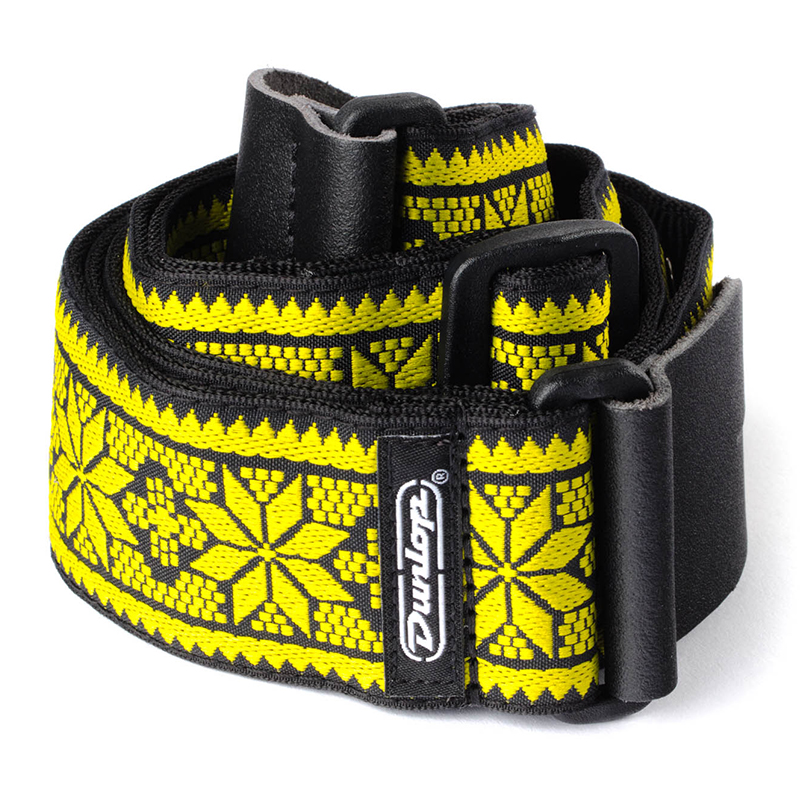 بند گیتار دانلوپ Dunlop Jacquard Strap Fillmore Yellow D67-02YE