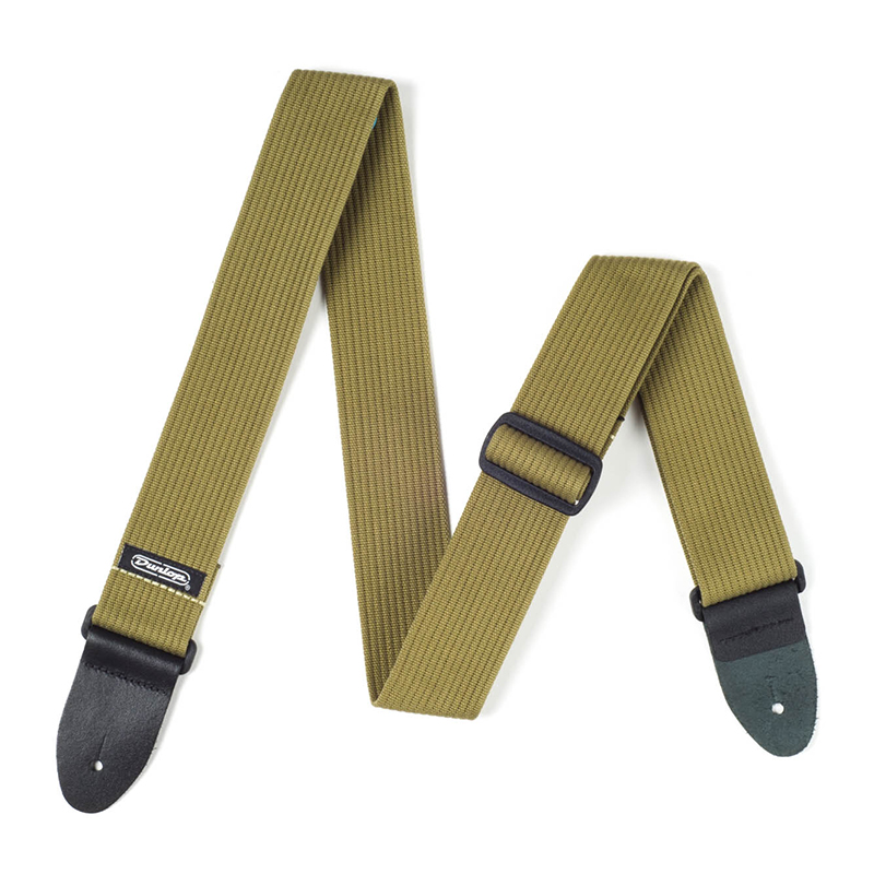 قیمت خرید فروش بند گیتار دانلوپ Dunlop Ribbed Cotton Starp Olive Green D27-01OL