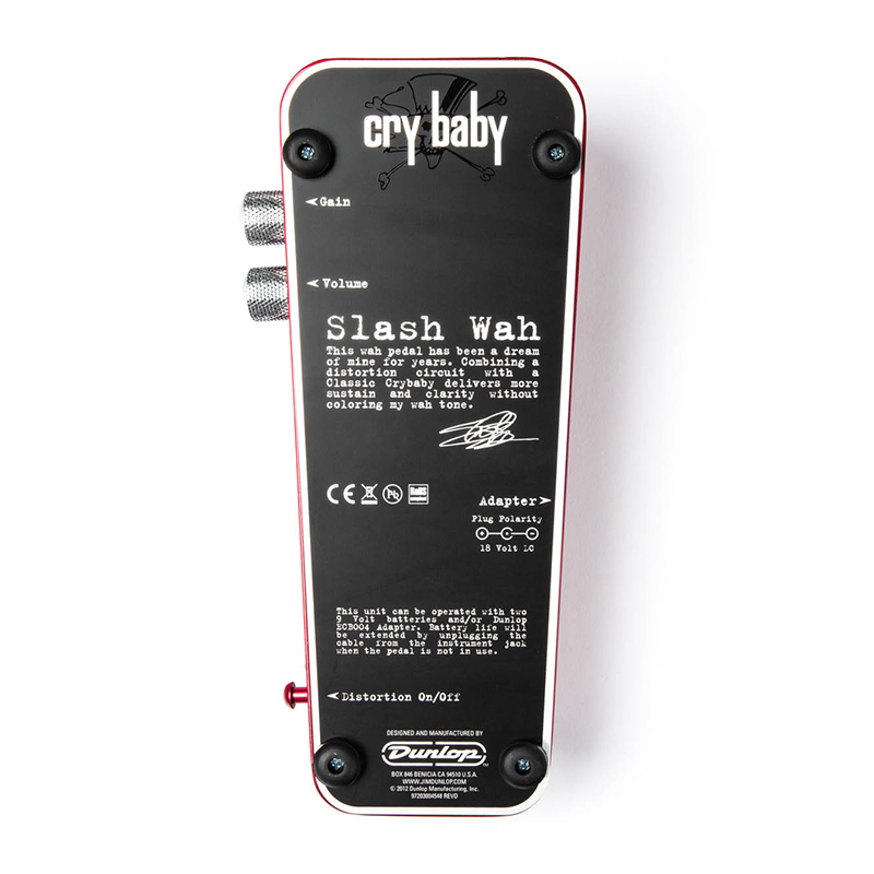 پدال دانلوپ Dunlop SW95 Slash Signature Cry Baby Wah Pedal