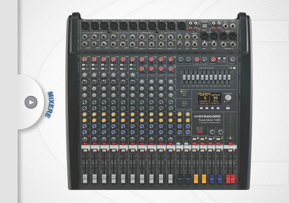 Dynacord PowerMate 1000-3 پاور میکسر