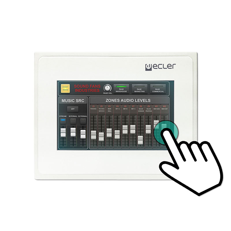 کنترلر اکلر Ecler WPmSCREEN