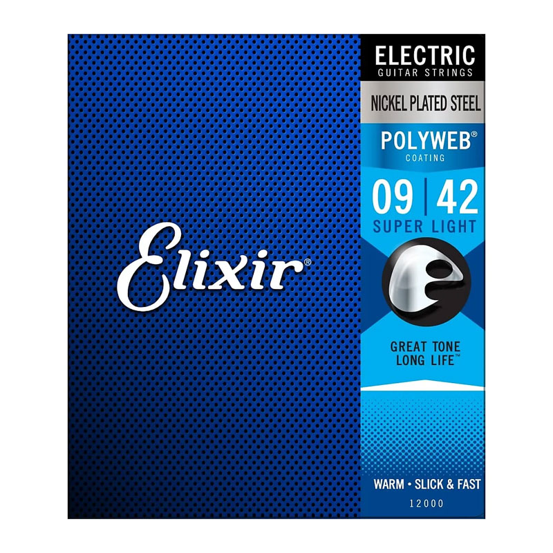 قیمت خرید فروش سیم گیتار الکتریک الکسیر Elixir 09-42 Polyweb