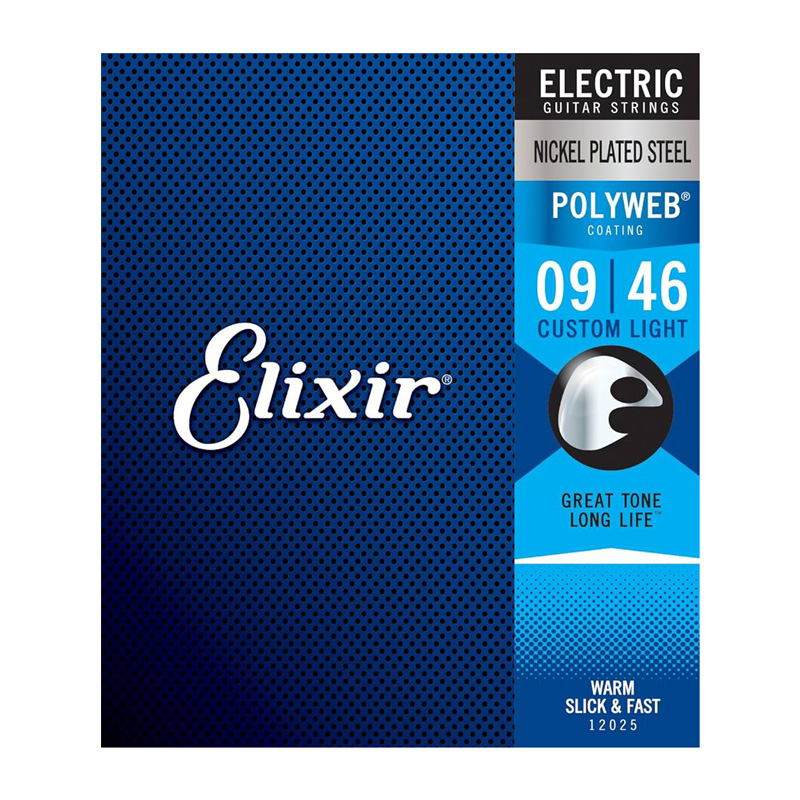 قیمت خرید فروش سیم گیتار الکتریک الکسیر Elixir 09-46 Polyweb
