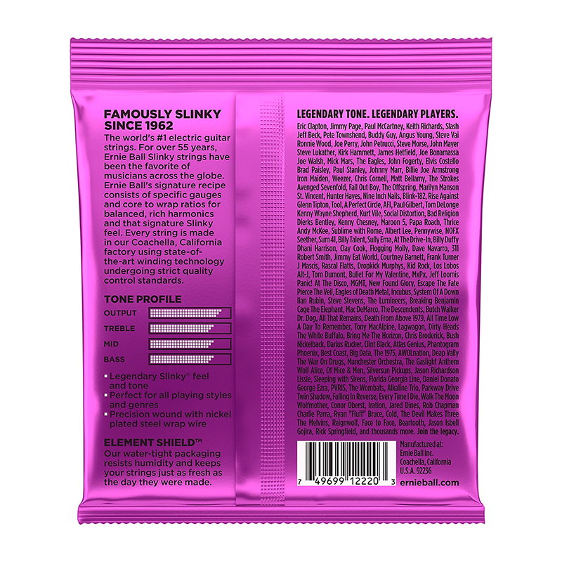 سیم گیتار الکتریک ارنی بال Ernie Ball 2220 Power Slinky 11-48