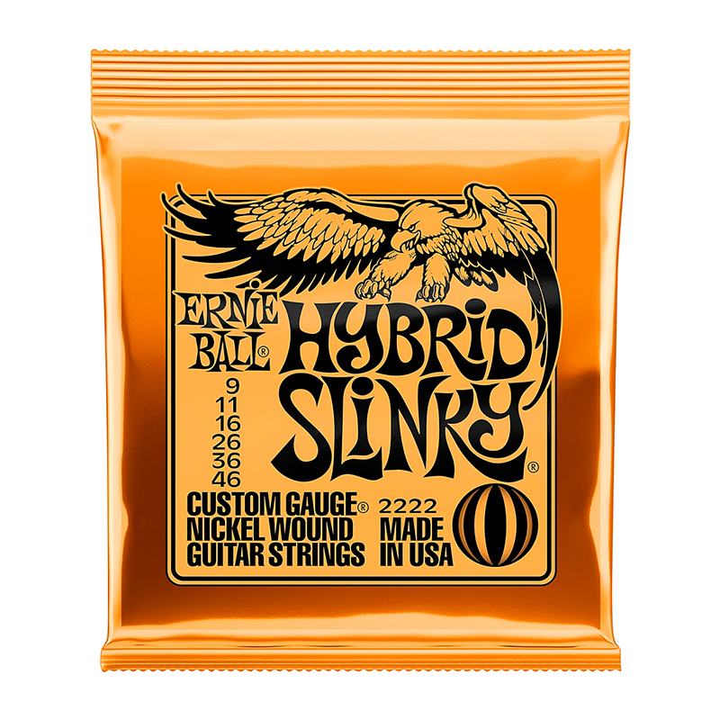 قیمت خرید فروش سیم گیتار الکتریک ارنی بال Ernie Ball 2222 Hybrid Slinky 09-46
