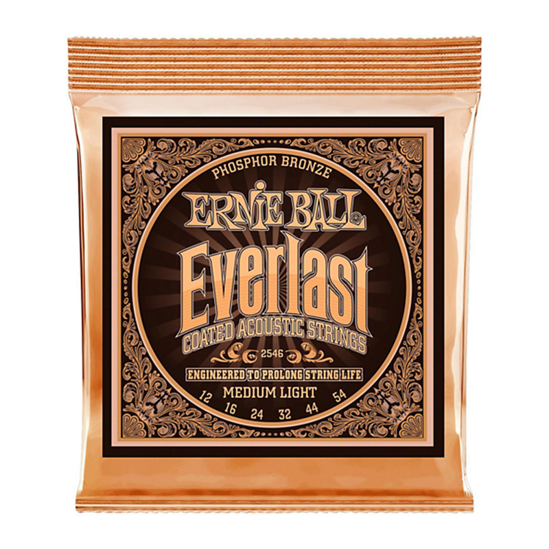 قیمت خرید فروش سیم گیتار آکوستیک ارنی بال Ernie Ball 2546 Everlast Coated Phosphor Bronze Medium Light Acoustic Strings