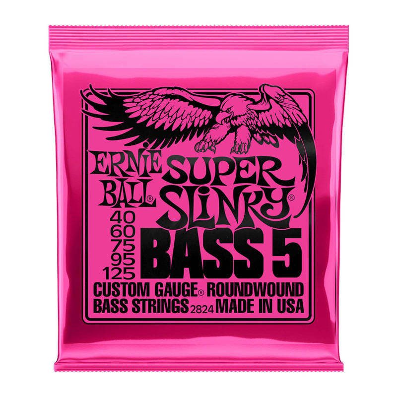 قیمت خرید فروش سیم گیتار بیس ارنی بال Ernie Ball 2824 Super Slinky 5-String Bass 40-125
