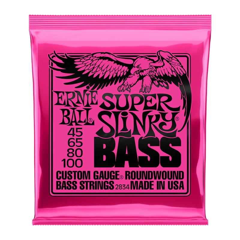 قیمت خرید فروش سیم گیتار بیس ارنی بال Ernie Ball 2834 Super Slinky Bass 45-100