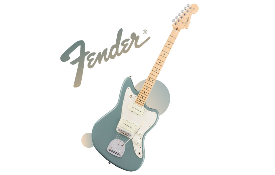 گیتار الکتریک Fender American Professional Jazzmaster - Sonic Gray w/ Maple Fingerboard