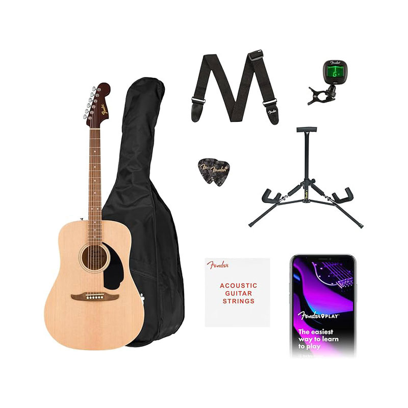 قیمت خرید فروش گیتار آکوستیک فندر Fender California Debut Redondo Pack Natural