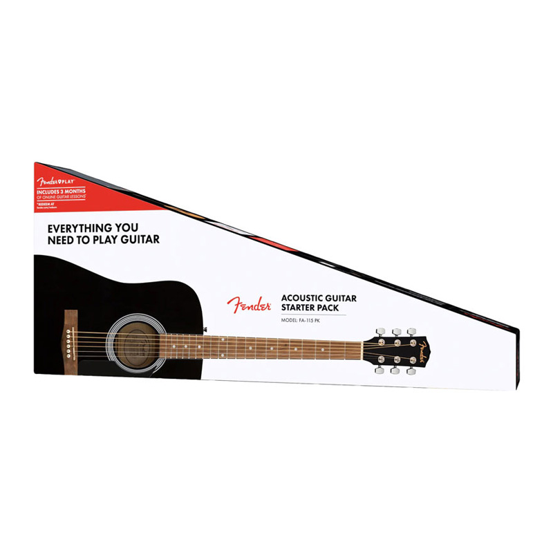 گیتار آکوستیک فندر Fender FA 115 Dreadnought Pack Black