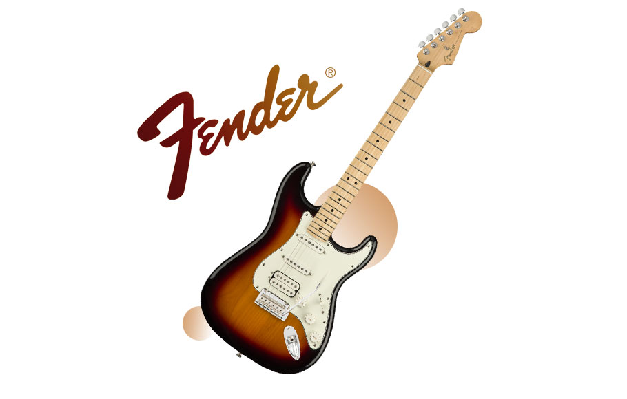 گیتار الکتریک Fender Player Series Stratocaster HSS - 3-Tone Sunburst w/ Maple Fingerboard