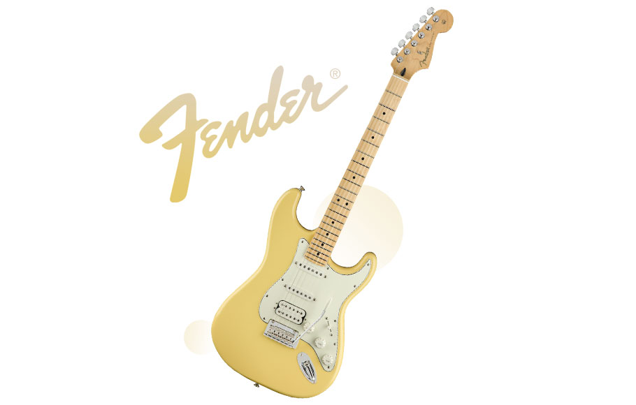 گیتار الکتریک Fender Player Series Stratocaster HSS - Buttercream w/ Maple Fingerboard