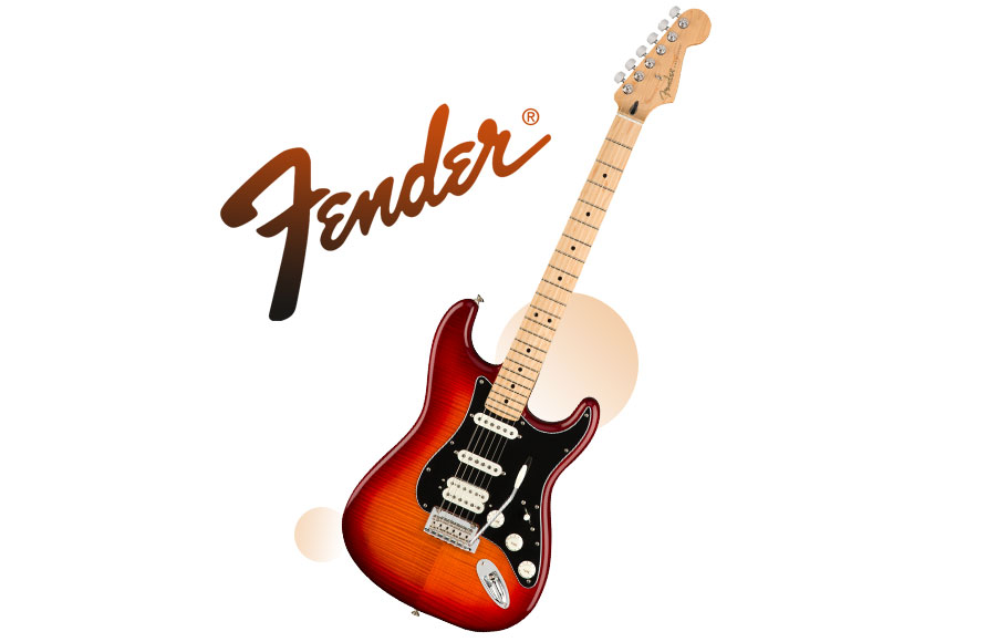 گیتار الکتریک Fender Player Series Stratocaster HSS Plus Top - Aged Cherry w/ Maple Fingerboard
