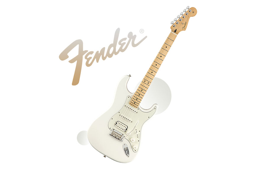 گیتار الکتریک Fender Player Series Stratocaster HSS - Polar White w/ Maple Fingerboard