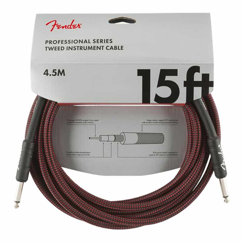 قیمت خرید فروش کابل رابط فندر Fender Professional Series Instrument Cable Red Tweed 4.5m