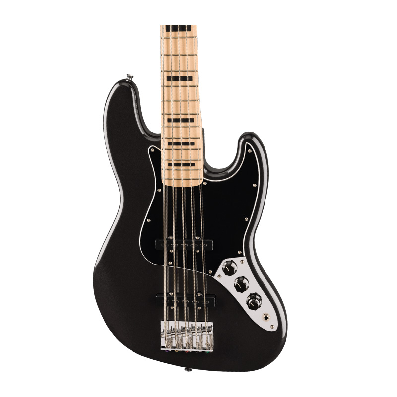 گیتار بیس فندر Squier Affinity Active Jazz Bass V MN BPG Black Metallic