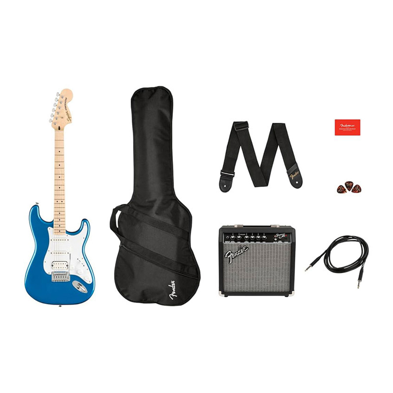 قیمت خرید فروش گیتار الکتریک فندر Squier Affinity Strat HSS MN Pack Lake Placid Blue