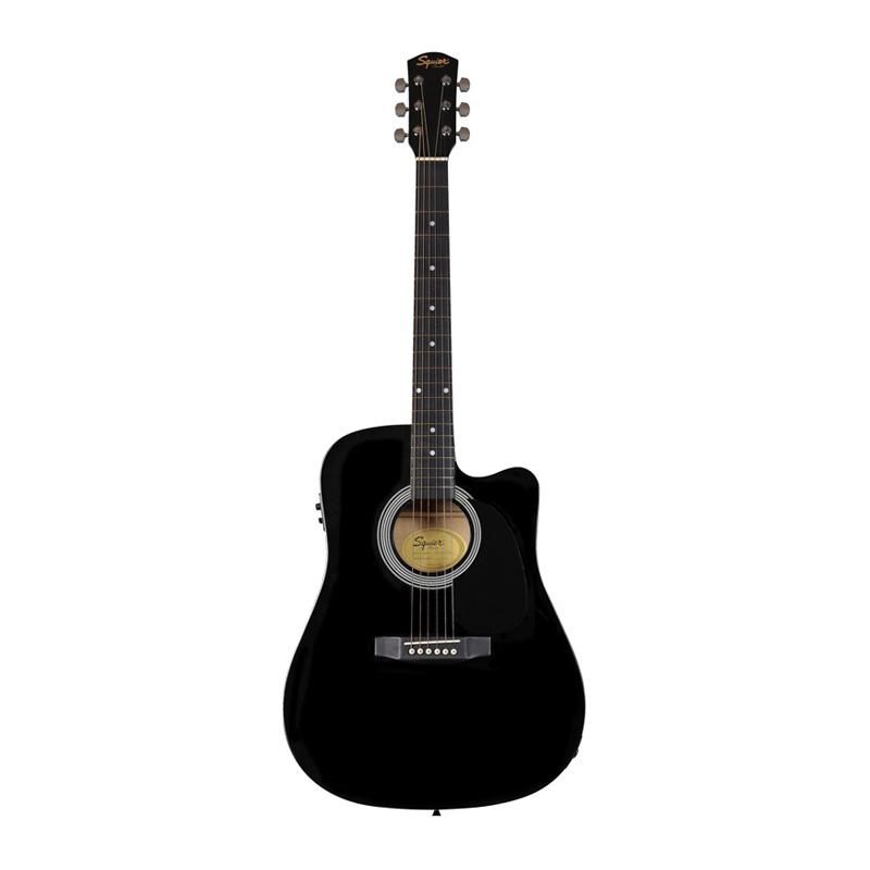 قیمت خرید فروش گیتار آکوستیک فندر Squier SA 105CE Dreadnought Stained Hardwood Black