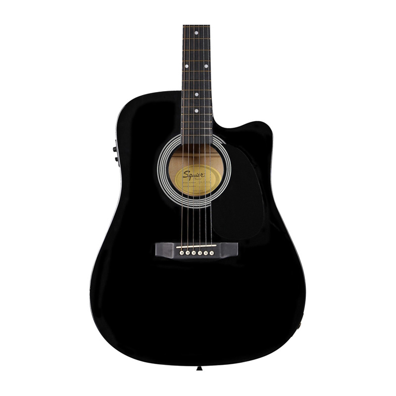 گیتار آکوستیک فندر Squier SA 105CE Dreadnought Stained Hardwood Black