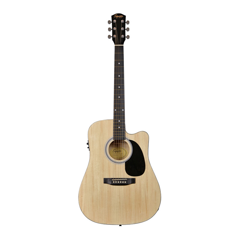 قیمت خرید فروش گیتار آکوستیک فندر Squier SA 105CE Dreadnought Stained Hardwood NAT
