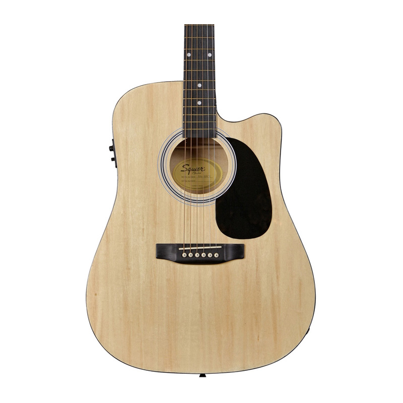 گیتار آکوستیک فندر Squier SA 105CE Dreadnought Stained Hardwood NAT