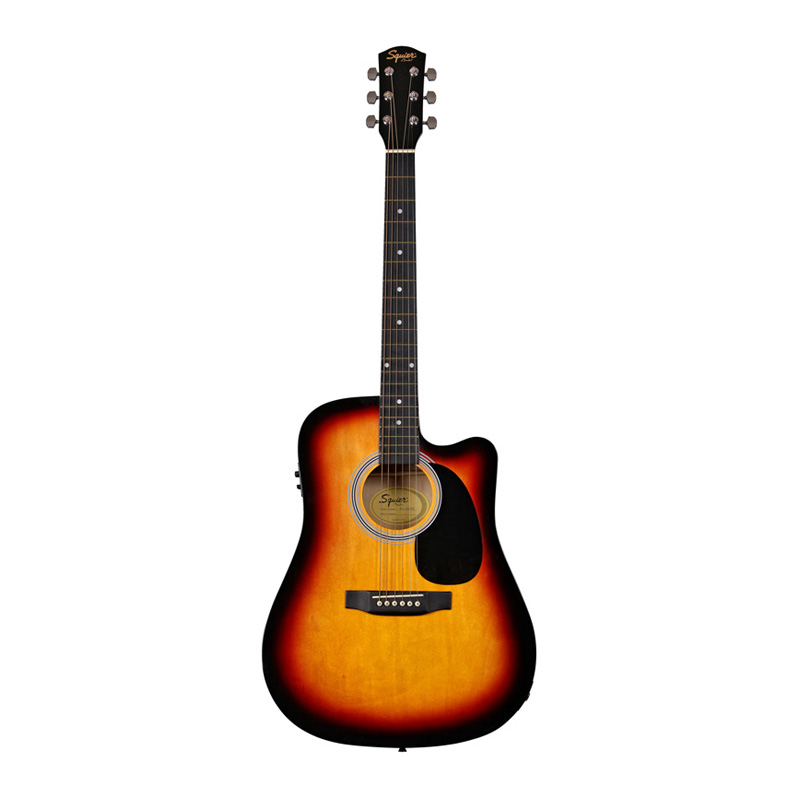 قیمت خرید فروش گیتار آکوستیک فندر Squier SA 105CE Dreadnought Stained Hardwood Sunburst