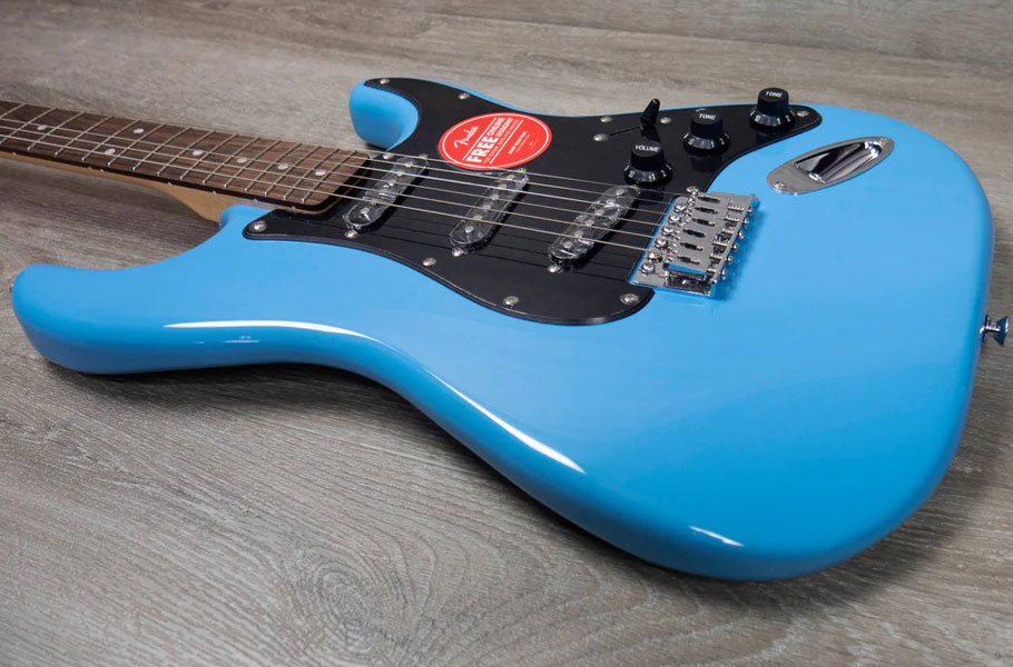 گیتار الکتریک Squier Sonic Strat LRL BPG California Blue
