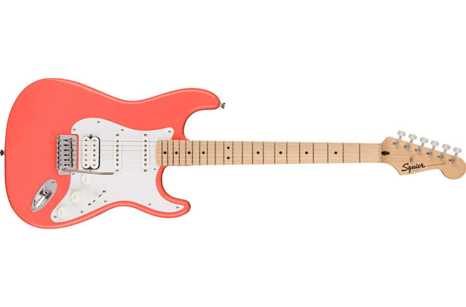 گیتار الکتریک Squier Sonic Strat MN WPG HSS Tahitian Coral