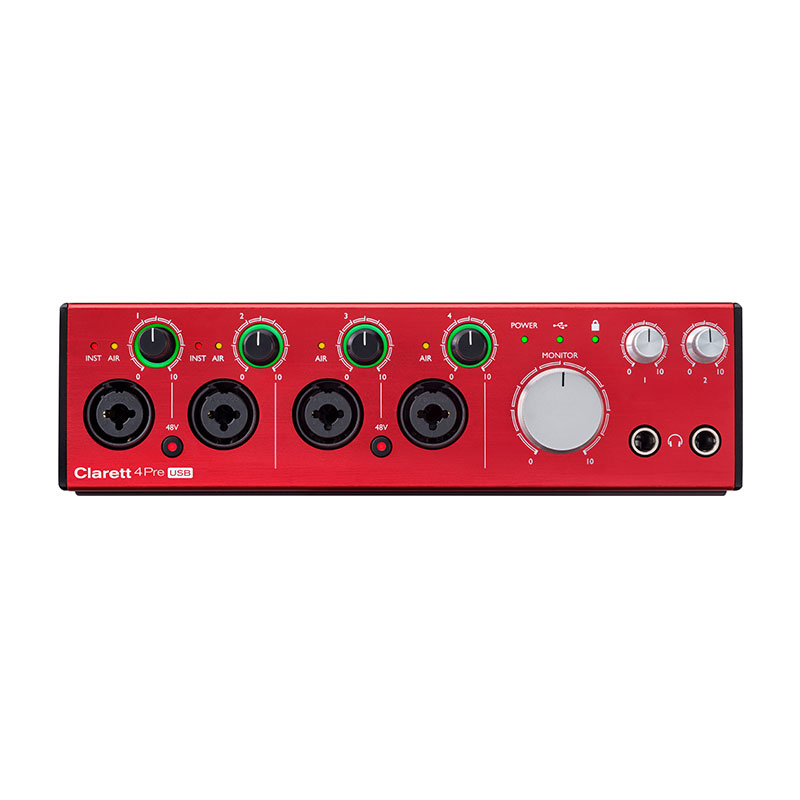 قیمت خرید فروش کارت صدا فوکوسرایت Focusrite Clarett 4Pre USB
