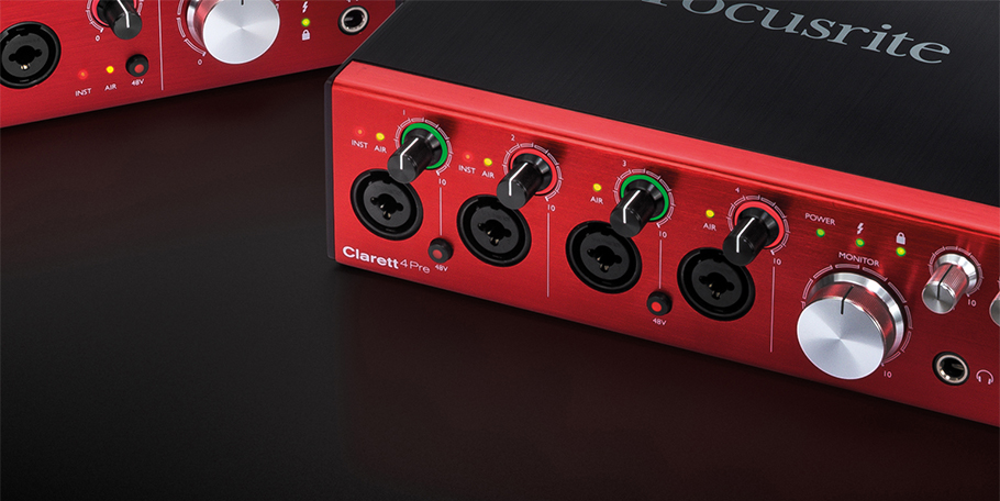 کارت صدا مخصوص سیستم عامل مک Focusrite Clarett 4Pre