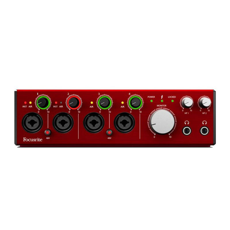 قیمت خرید فروش کارت صدا مخصوص سیستم عامل مک فوکوسرایت Focusrite Clarett 4Pre