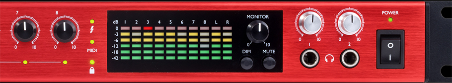 کارت صدا مخصوص سیستم عامل مک Focusrite Clarett 8Pre