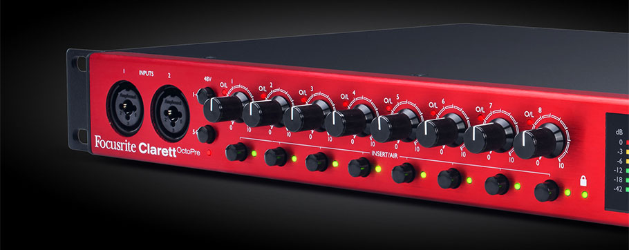 پری امپ Focusrite Clarett OctoPre
