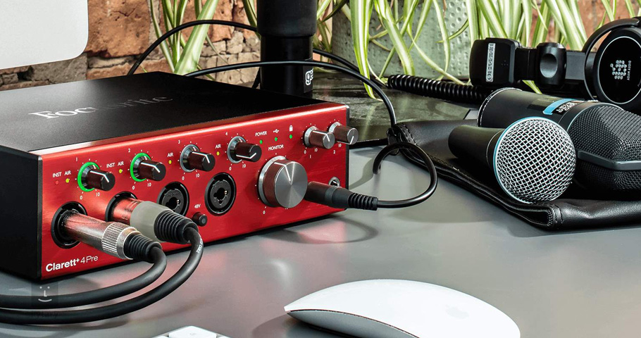 کارت صدا Focusrite Clarett+ 4Pre