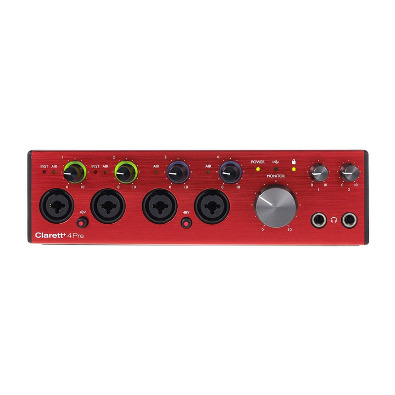قیمت خرید فروش کارت صدا فوکوسرایت Focusrite Clarett+ 4Pre