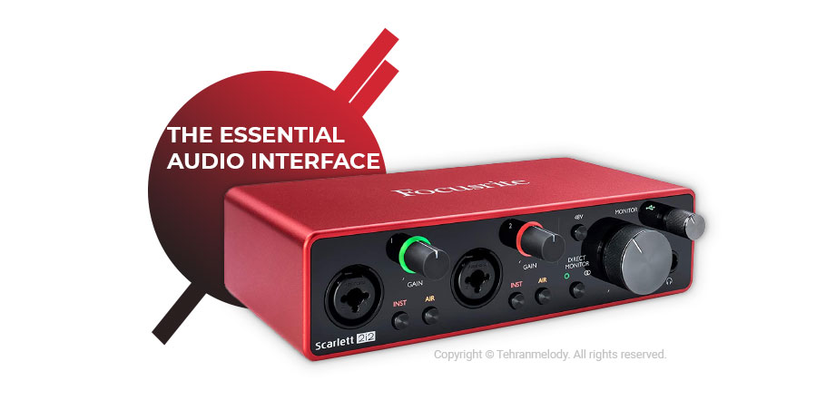 کارت صدا Focusrite Scarlett 2i2 3rd Gen