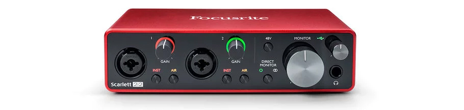 کارت صدا Focusrite Scarlett 2i2 Studio 3rd Gen Recording Bundle