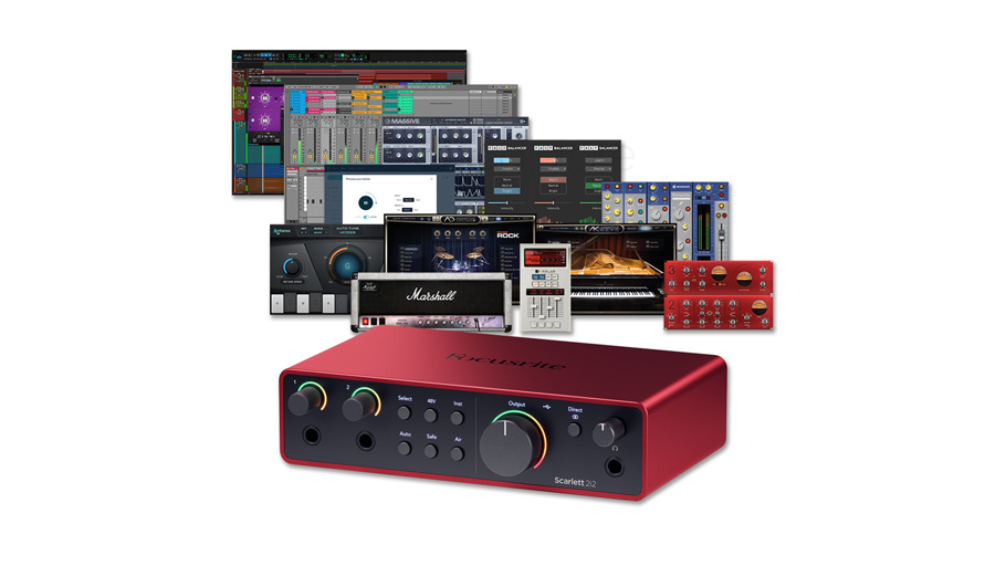 پکیج استودیویی Focusrite Scarlett 2i2 Studio 4th Gen